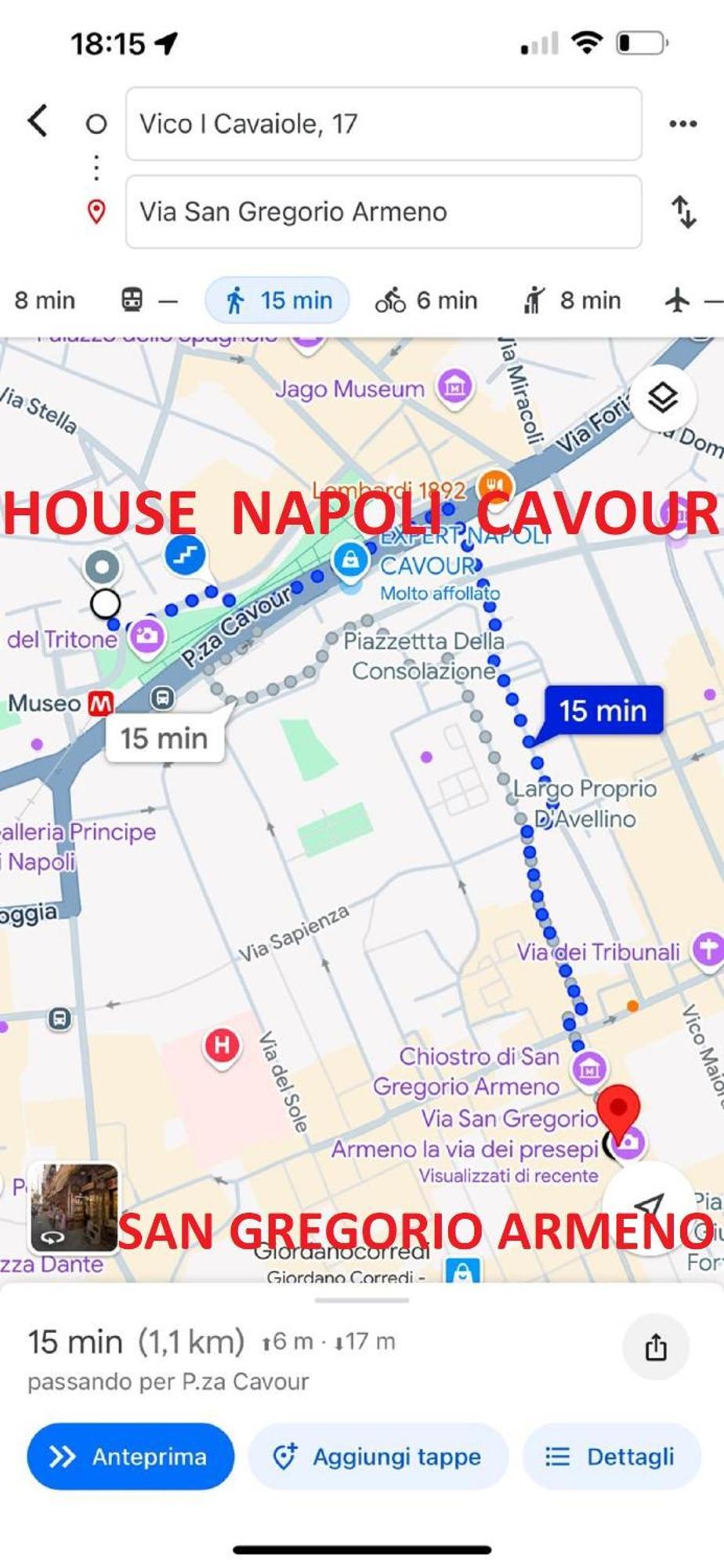 B&B House Napoli Cavour Exteriér fotografie